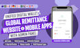 create ready to use white label cross border remittance website and mobile apps