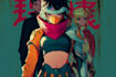 design anime character , cyberpunk character