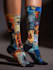draw digital pattern socks design