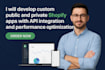 develop public and private shopify apps with API integration and optimization