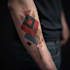 make a geometric tattoo design