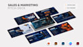 design a professional investor pitch deck, ai saas deck