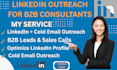generate qualified b2b leads, book sales, with linkedin