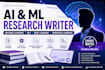 research and write on machine learning, ai, nlp, deep learning, and feder