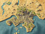 do map layout design, map rendering, game map design, map concept art, city map