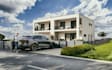 build house from google map, pool villa rendering, lounge chair,3d facade design