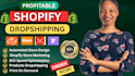 build shopify website, dropshipping store, design and redesign shopify store
