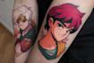 design comic cartoon anime tattoo design