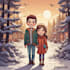 draw christmas cartoon caricature