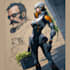 design epic sci fi characters with cinematic flair