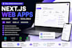 build full stack react next js node js websites