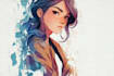 paint an illustration in watercolour