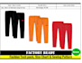 create  clothing tech pack, size chart, sewing pattern
