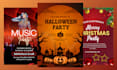 design a modern minimalist poster or flyer
