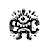 design hooded animal creature character logo