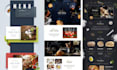 design resturent website food delivery website cafe website food