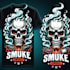 make a creative  skull smoke mascot logo for your brand
