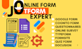 setup online jotform, typeform, cognito form, questionnaire, gravity and survey