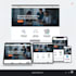 create responsive frontend UI with react, HTML and CSS