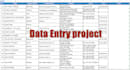 data entry, copy paste, PDF to excel, web research