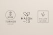 design a luxury eco minimalist logo