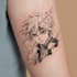 your dream anime, manga tattoo design