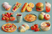 draw any food illustration