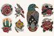 create american traditional tattoo style design