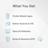 develop scalable mobile apps and full stack web applications