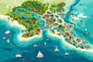 map illustration vector illustration vector map
