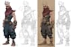 sketch fantasy character concept art