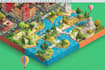 draw a unique vector or isometric map