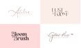 design feminine signature logo minimalist luxury style