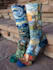 create a beautiful socks design