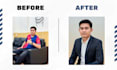 professional headshot with suit and clean background