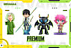 create 3d cute characters, animals, cartoon modeling for mascot or 3d print