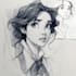 draw a portrait in semi realism disney cartoon style