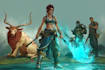make digital art and fantasy illustration