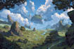 create breathtaking fantasy environment art