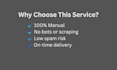 manually find targeted business emails and send outreach