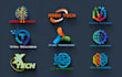 design modern tech crypto security and technology logo