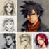 draw anime, manga or game characters