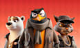 create unique 3d nft art collection character in cartoon and realistic