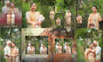 create a luxury wedding album design with stunning layouts