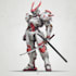 draw a mecha robot art and illustration unique style