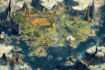 illustrate a mesmerizing fantasy map illustration