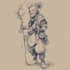 do fantasy character sketch for you