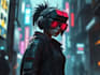 design anime character , cyberpunk character