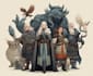 fantasy dnd character illustration