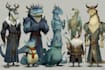 custom dragon character art for you